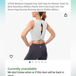 Cut out back workout top